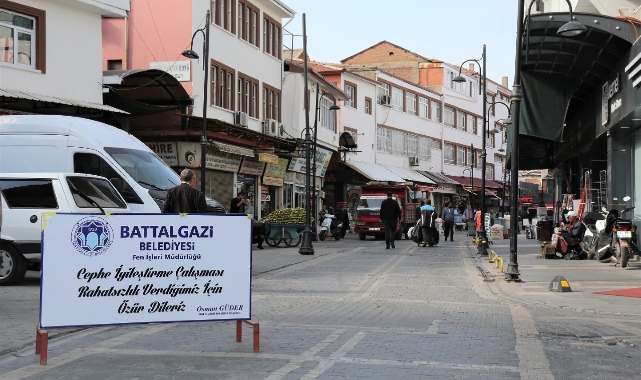 Battalgazi’deki 6 Sokakta Sağlıklaştırma Çalışmaları Sürüyor