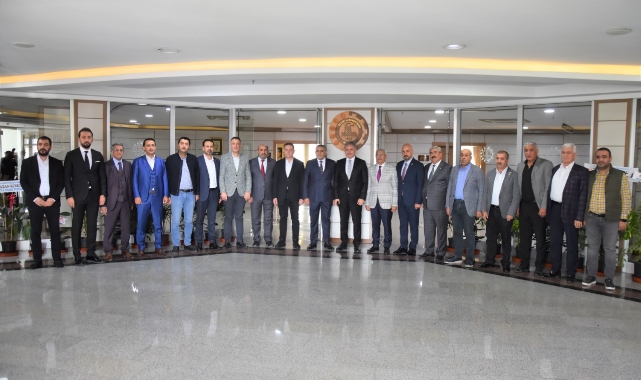Çakır ve Güder, Başkan Sadıkoğlu’na Hayırlı Olsun Ziyaretinde Bulundu