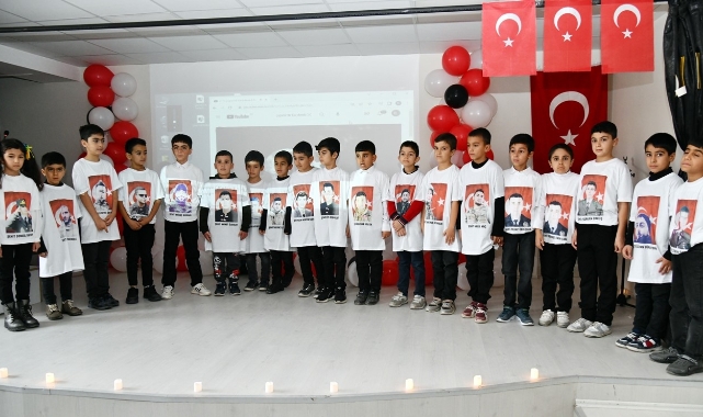 17 Şehidin İsmi 17 Sınıfa Düzenlenen Programla Verildi