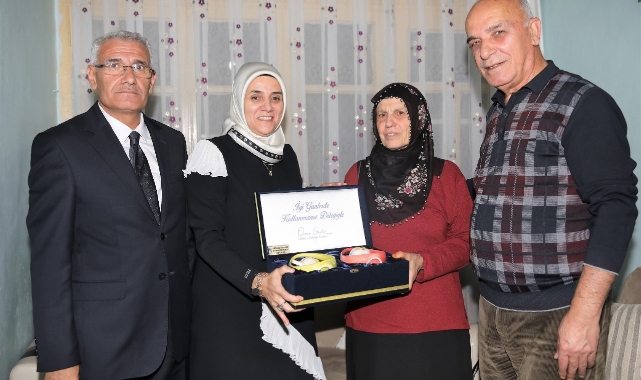 Başkan Güder, Yarım Asırlık Çiftin Gönüllerine Dokundu