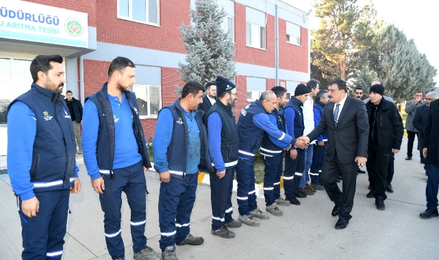 Başkan Gürkan, Arıtma Tesisini Ziyaret Etti