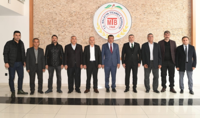 Başkan Gürkan, Ticaret Borsası Başkanı Özcan’ı Ziyaret Etti