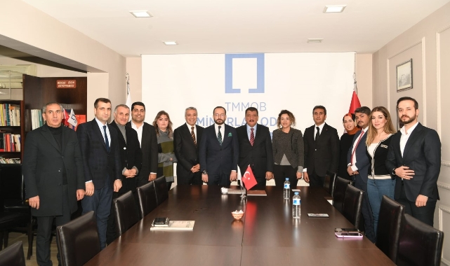 Başkan Gürkan, Mimarlar Odası Malatya Şubesini Ziyaret Etti