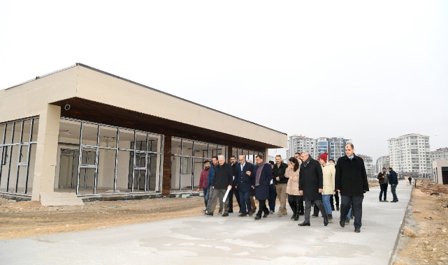 Başkan Gürkan, 100. Yıl Parkında İncelemelerde Bulundu