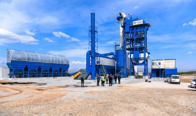 Başkan Gürkan, Asfalt Plenti Tesisinde İncelemelerde Bulundu