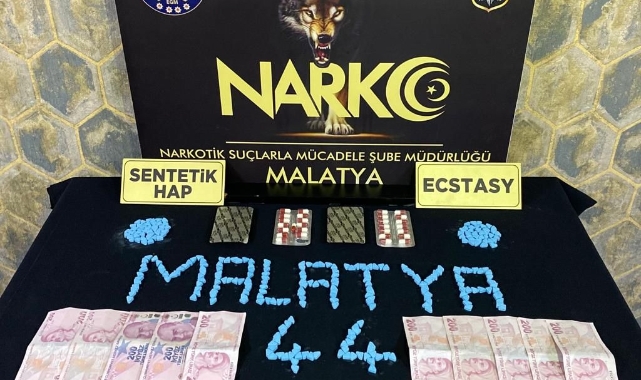 Malatya’da 349 Adet Uyuşturucu Hap Ele Geçirildi