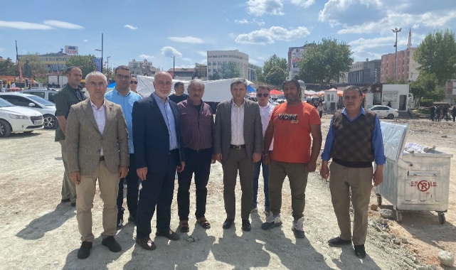 Vali Şahin, Çarşı Merkezinde İncelemelerde Bulundu