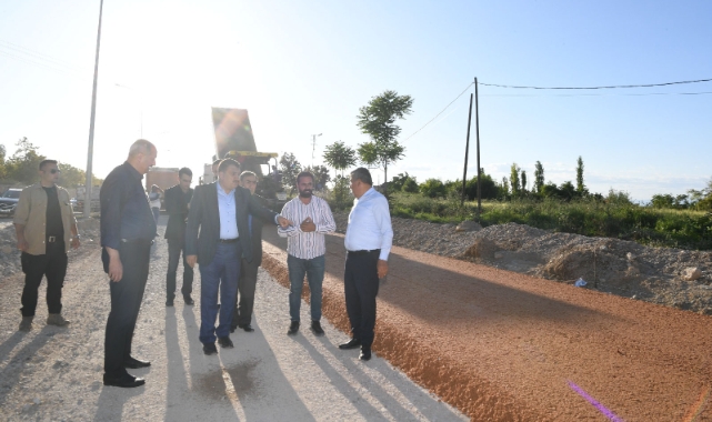 Başkan Gürkan, Kuzey Kuşak Yolunda İncelemelerde Bulundu