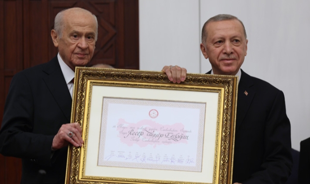 Cumhurbaşkanı Erdoğan, TBMM Genel Kurulu’nda Yemin Ederek Göreve Başladı