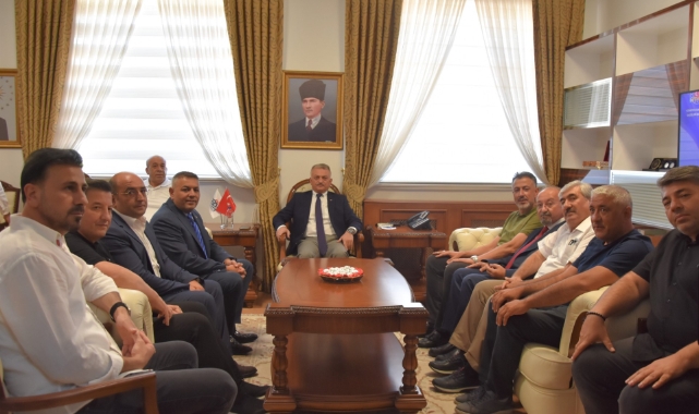 Başkan Sadıkoğlu, Vali Yazıcı’yı Ziyaret Etti