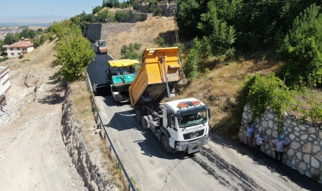 Yıldıztepe'de Asfalt Çalışmaları Sürüyor