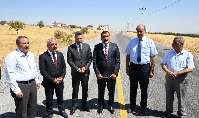 66 Kilometrelik Akçadağ Grup Yolu Tamamlandı