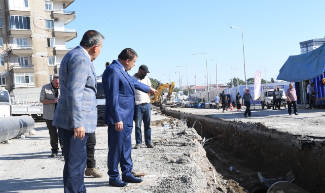 Başkan Gürkan, “Altyapıyı Yeniden İnşa Ediyoruz”