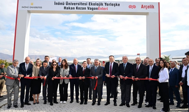 İnönü Üniversitesi Ekolojik Yerleşkesinde Vagonevlerin Açılışı Gerçekleşti