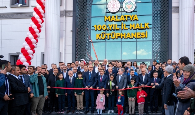 Malatya 100. Yıl İl Halk Kütüphanesinin Açılışı Gerçekleştirildi