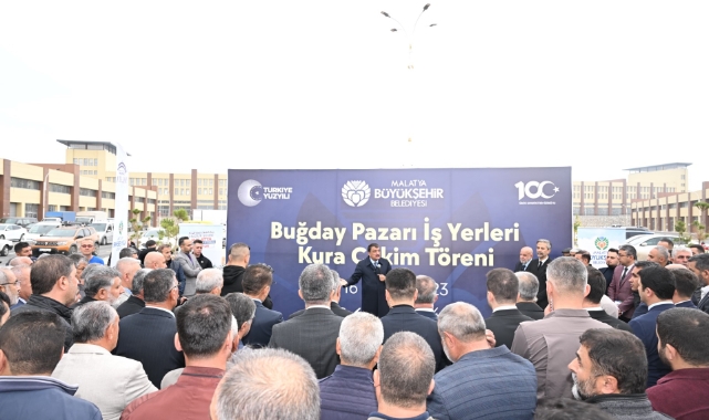 Buğday Pazarı Dükkânları İçin Kura Çekimi Yapıldı