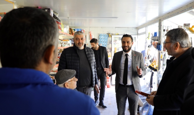 Ekrem Ceyhan, Dilek Mahallesi'nde Esnafla Bir Araya Geldi