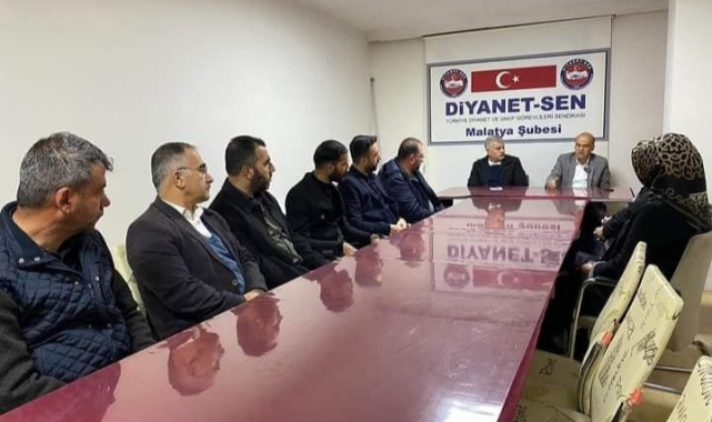 Murat Aslan, Diyanet - Sen Malatya Şubesini Ziyaret Etti