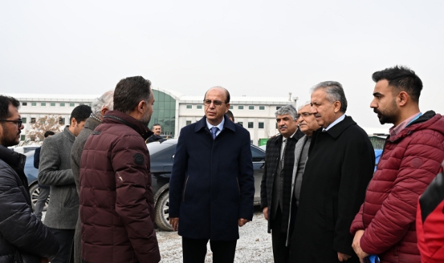 Başkan Geçit, Yeşilevler Rezerv Alan Konutlarını İnceledi