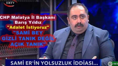 "SAMİ BEY GİZLİ TANIK DEĞİL, AÇIK TANIK"
