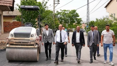 “İLÇEMİZİN ULAŞIM ALT YAPISINI GÜÇLENDİRİYORUZ”