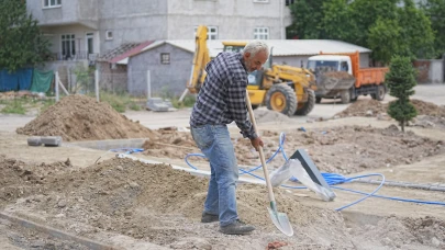 DOLAMANTEPE'YE PARK VE YOL DÜZENLEMESİ YAPILIYOR