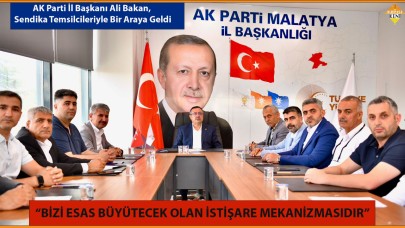 “BİZİ ESAS BÜYÜTECEK OLAN İSTİŞARE MEKANİZMASIDIR”