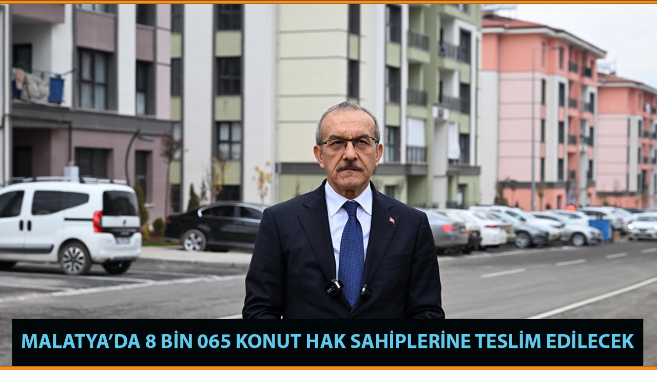8 BİN 065 KONUT HAK SAHİPLERİNE TESLİM EDİLECEK