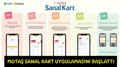 MOTAŞ SANAL KART UYGULAMASINI BAŞLATTI