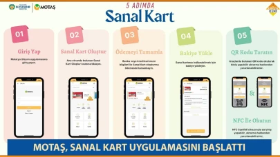 MOTAŞ SANAL KART UYGULAMASINI BAŞLATTI