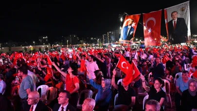 15 TEMMUZ DEMOKRASİ VE MİLLİ BİRLİK GÜNÜ GERÇEKLEŞTİRİLDİ