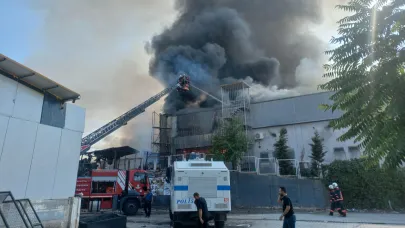 AĞBABA AİLESİNİN İŞYERİNDE BÜYÜK ÇAPLI YANGIN ÇIKTI