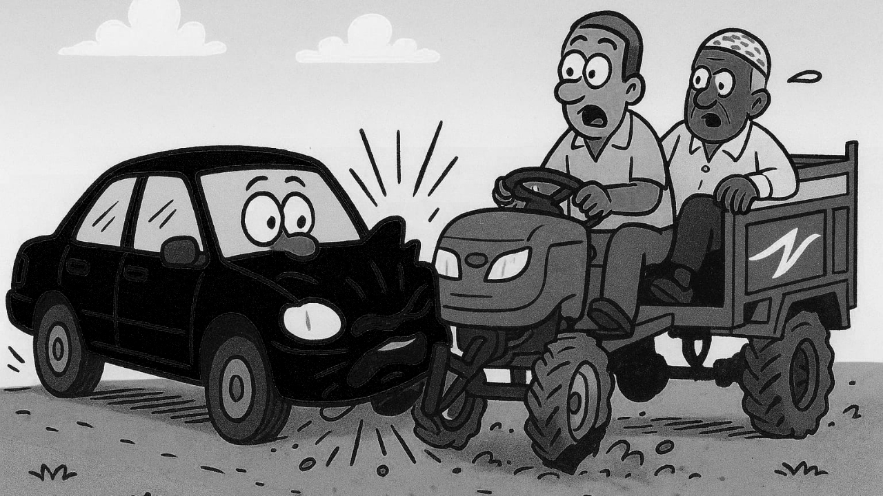 KALE’DE OTOMOBİL İLE PATPAT ÇARPIŞTI: 3 YARALI