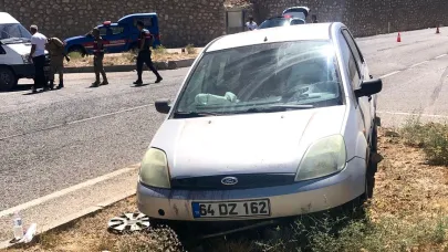 TEK TARAFLI TRAFİK KAZASINDA 1 KİŞİ YARALANDI