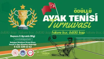 BATTALGAZİ’DE 30 AĞUSTOS ZAFER BAYRAMINA ÖZEL TURNUVA DÜZENLENECEK