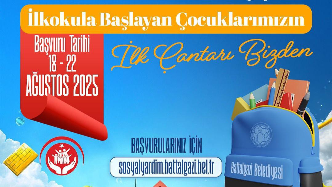 BATTALGAZİ BELEDİYESİ, AİLELERİN KIRTASİYE YÜKÜNÜ AZALTIYOR