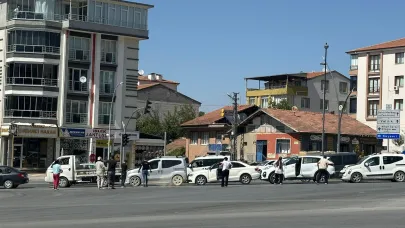 TECDE YOLUNDA ZİNCİRLEME TRAFİK KAZASINDA 7 ARAÇ BİRBİRİNE GİRDİ
