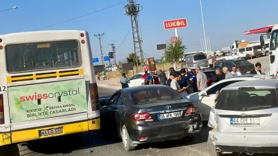 OTOBÜSÜN FRENİ TUTMADI, FACİA UCUZ ATLATILDI