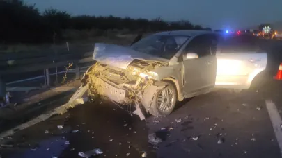 MALATYA-ELAZIĞ YOLUNDA MEYDANA GELEN KAZADA 1 KİŞİ YARALANDI