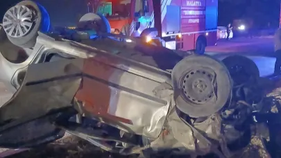 MALATYA-SİVAS YOLUNDAKİ TRAFİK KAZASINDA 5 KİŞİ YARALANDI