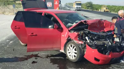 MALATYA-DOĞANŞEHİR YOLUNDA TRAFİK KAZASI YAŞANDI