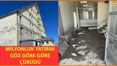 MİLYONLUK YATIRIM GÖZ GÖRE GÖRE ÇÜRÜDÜ
