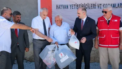 TÜRK KIZILAY’I ÇOBAN VE YETİŞTİRİCİLERİ DESTEKLİYOR