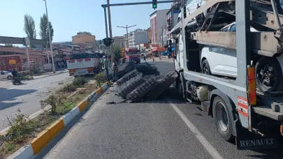 USTA SÜRÜCÜ FACİAYI ÖNLEDİ