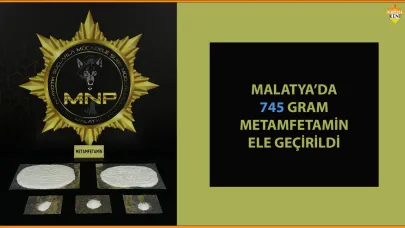 MALATYA'DA 745 GRAM METAMFETAMİN ELE GEÇİRİLDİ
