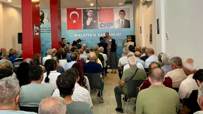 CHP MALATYA TEŞKİLATI KURULUŞ YIL DÖNÜMÜNÜ KUTLADI