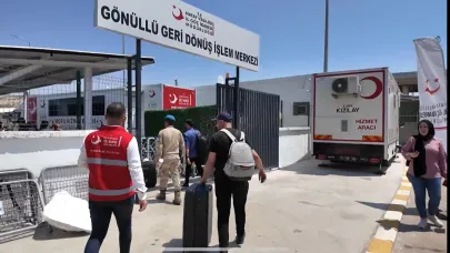 1 MİLYON 213 BİN SURİYELİ ÜLKELERİNE DÖNDÜ