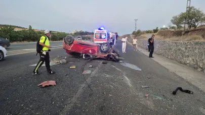 MALATYA’DA TAKLA ATAN ARACINSÜNÜCÜSÜ YARALANDI