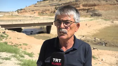 KURAKLIK BEYLERDERESİ BARAJINI VURDU,  ESKİ KÖPRÜ GÜN YÜZÜNE ÇIKTI