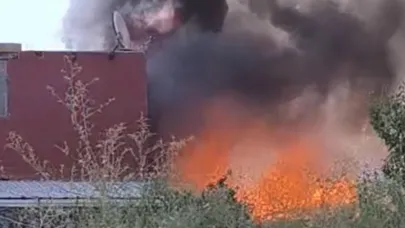 MALATYA’DA EV YANGINI PANİĞE NEDEN OLDU